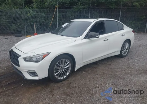 2019 Infiniti Q50 3.0T Luxe from USA, damaged, VIN JN1EV7AR8KM554043
